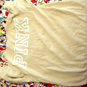 Victoria secrets pink oversized sweatshirt